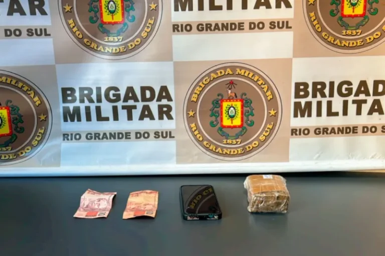 Brigada Militar prende homem por tráfico de drogas em Gramado