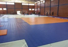 Novo piso esportivo começa a ser instalado no Ginásio Carlinhos da Vila