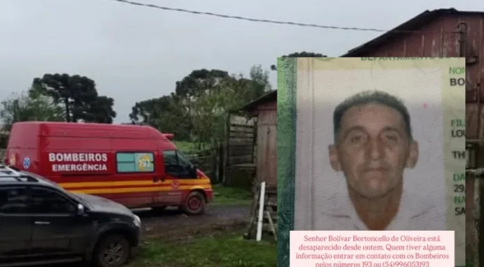 Buscas por homem desaparecido são retomadas em São Francisco de Paula