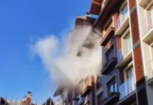 Bombeiros evitam tragédia após incêndio em apartamento em Canela