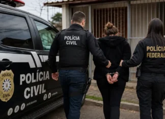 Agentes de Canela prendem mulher condenada por sequestro de criança em Criciúma