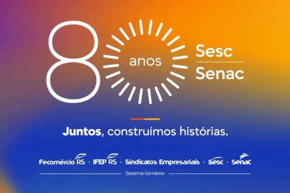 Sesc e Senac-RS celebram 80 anos com programação especial em Gramado