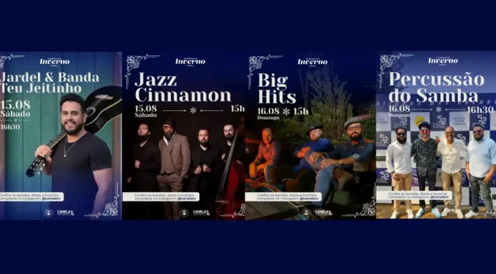 Programação musical da Temporada de Inverno começa neste final de semana