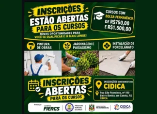 Cidica abre inscrições para cursos de qualificação profissional com bolsas de até R$ 1,5 mil