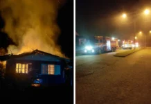 Incêndio atinge residência no bairro Campo do Meio, em São Francisco de Paula