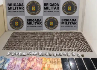 Duas pessoas são presas com grande quantidade de drogas em Igrejinha