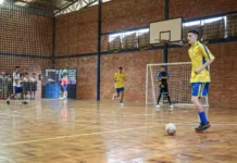 Disputas de futsal dão sequência à 33ª Olimpec de Canela