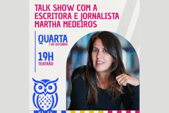 Martha Medeiros participa de talk show gratuito nesta quarta no Teatrão, em Canela