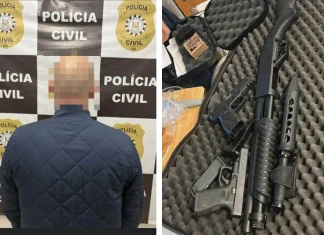 Polícia Civil apreende oito armas e nove veículos durante operação contra suspeita de fraude financeira em Nova Petrópolis