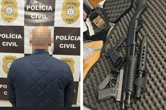 Polícia Civil apreende oito armas e nove veículos durante operação contra suspeita de fraude financeira em Nova Petrópolis