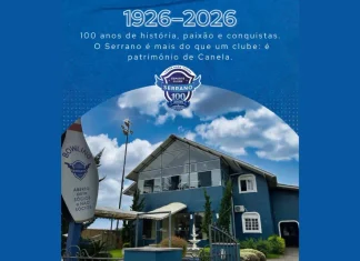 Clube Serrano celebra centenário com grande jantar-baile
