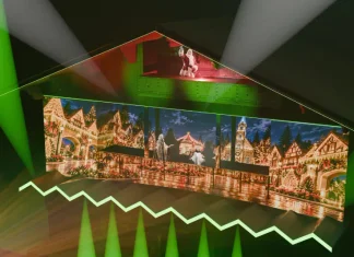 Palácio dos Festivais vira palco do espetáculo “O Despertar das Luzes”, o novo Acendimento do Natal Luz