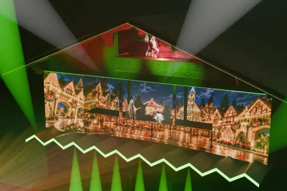Palácio dos Festivais vira palco do espetáculo “O Despertar das Luzes”, o novo Acendimento do Natal Luz