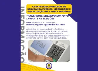 Transporte público terá gratuidade neste domingo durante o 2º turno das eleições