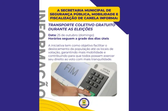 Transporte público terá gratuidade neste domingo durante o 2º turno das eleições